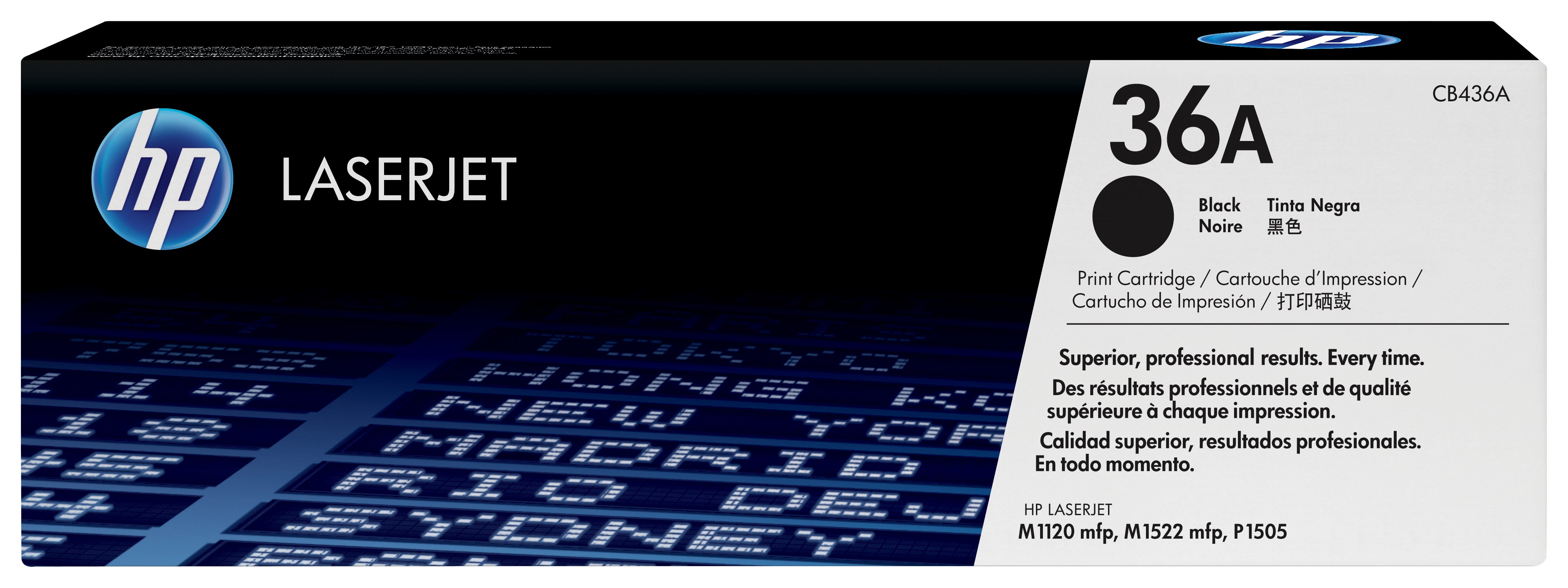 HP Toner 36A / CB436A preto